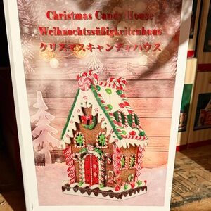Festive Christmas Candy House Decoration